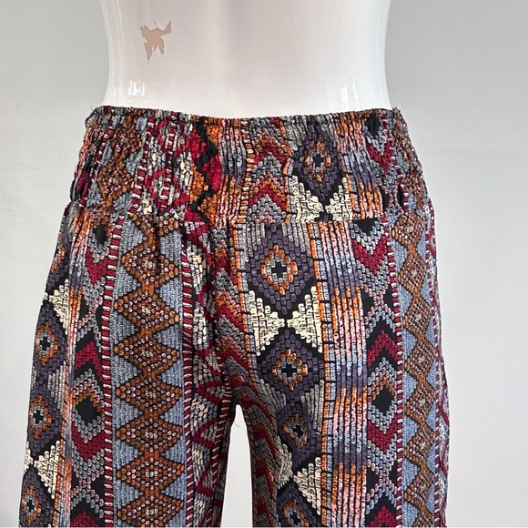 Boho Gypsy V - Waist Wide Leg Pants - Picture 10 of 14